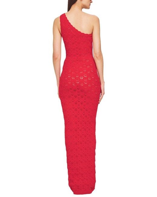Ronny Kobo Red Zelda Knit Dress