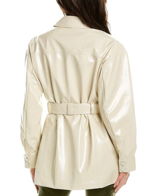 Ted Baker Natural Textured Vinyl Field Jacket