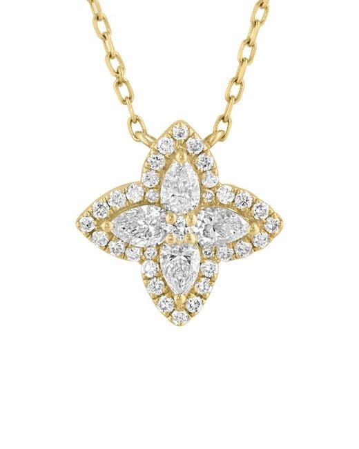 Effy Fine Jewelry Metallic 14K 0.60 Ct. Tw. Lab-Grown Diamond Necklace