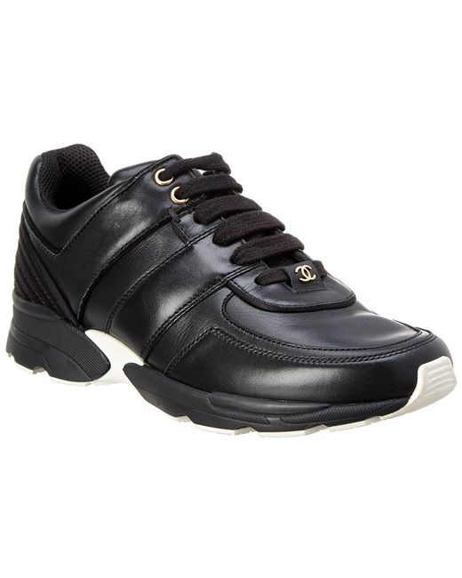 Leather Sneaker in Black Men Lyst