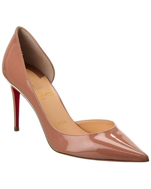 Christian Louboutin Pink Iriza 85 Patent Pump