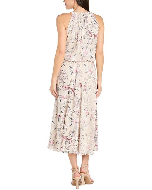 R & M Richards Pink Midi Dress