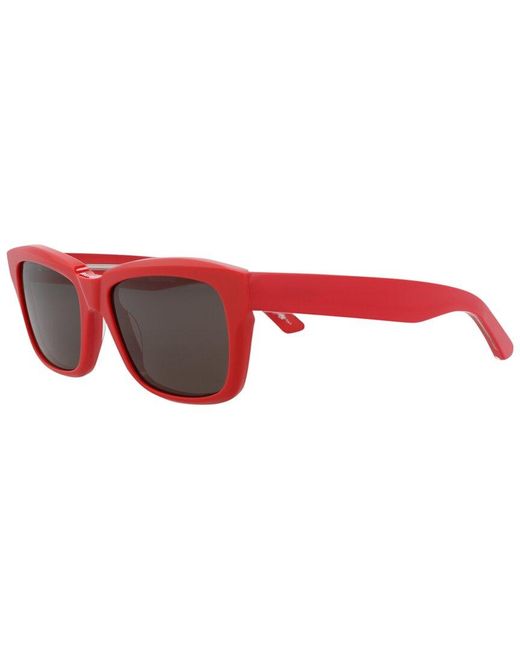Balenciaga Red 55Mm Sunglasses for men