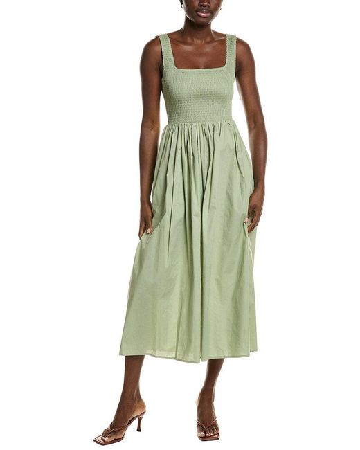 Wayf Green Maxi Dress