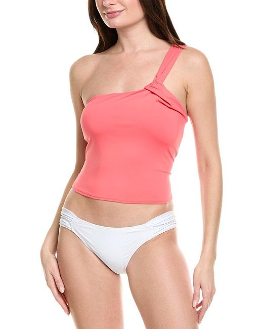 Vince Camuto Pink Carmen Marc Valvo Swim Top