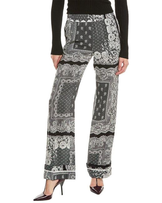 RED Valentino Black Silk Pant