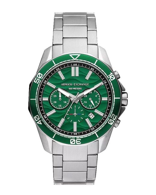 ARMANI EXCHANGE Green Men Spencer Watch for men