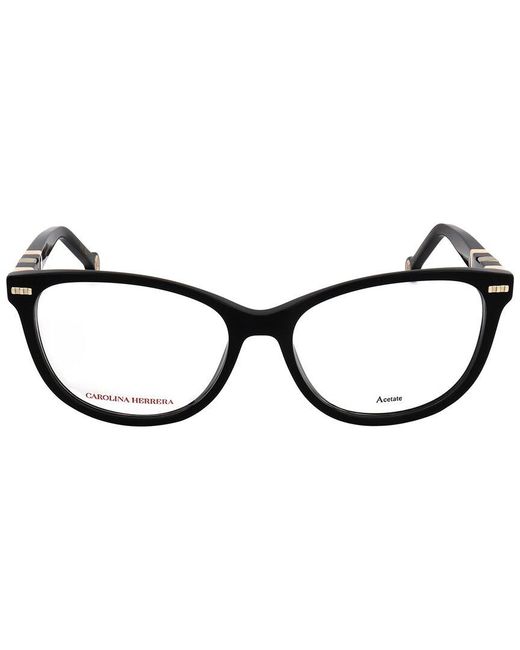Carolina Herrera Black 55Mm Optical Frames