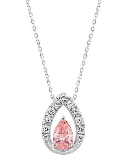 Brilliant Bloom Metallic 14K 1.50 Ct. Tw. Lab-Grown Diamond Pendant