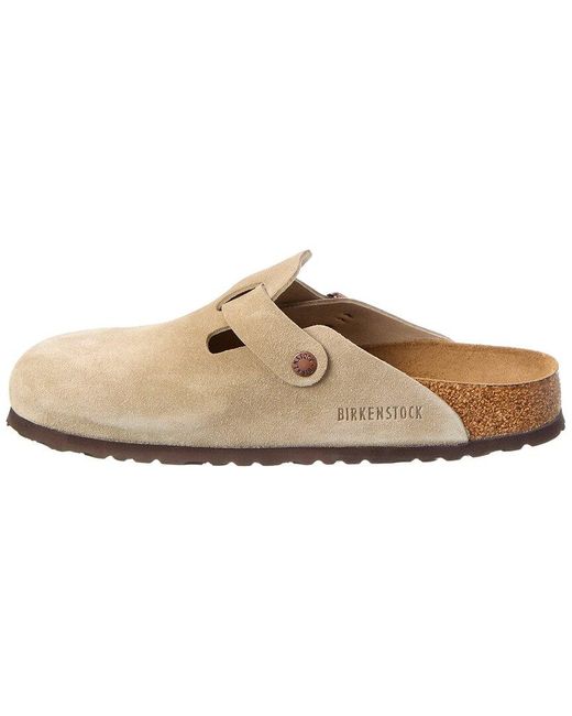 Birkenstock White Boston Bs Narrow Leather Clog