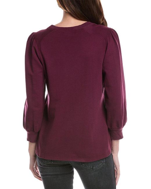 Michael Stars Purple Alice Sweatshirt
