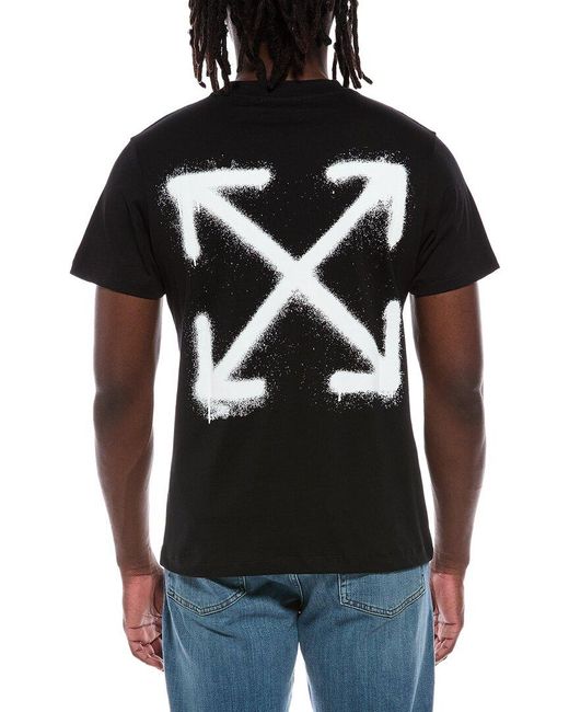 Off-White c/o Virgil Abloh Black Off- T-Shirt for men
