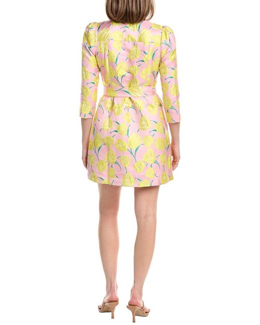 FLORA BEA NYC Yellow Emily Mini Dress