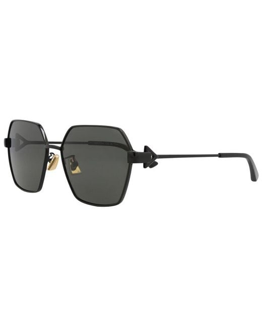 Bottega Veneta Black Novelty 57Mm Sunglasses