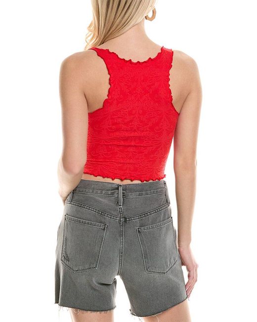 Free People Red Here For You Cami