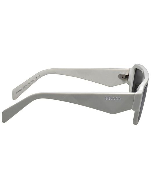 Prada White Pra05S 53Mm Sunglasses for men