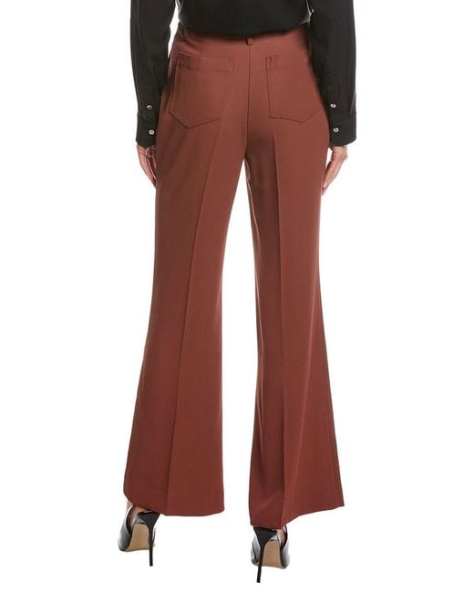 Laundry by Shelli Segal Red Flare Leg Pant
