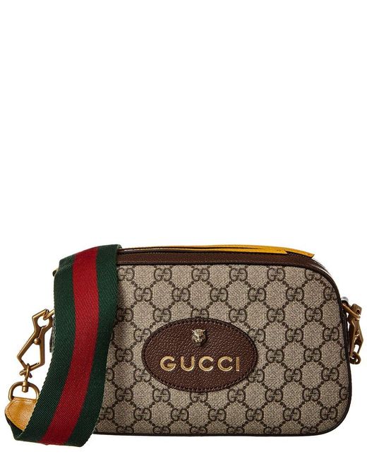 Gucci Brown Neo Vintage Gg Supreme Canvas & Leather Shoulder Bag for men