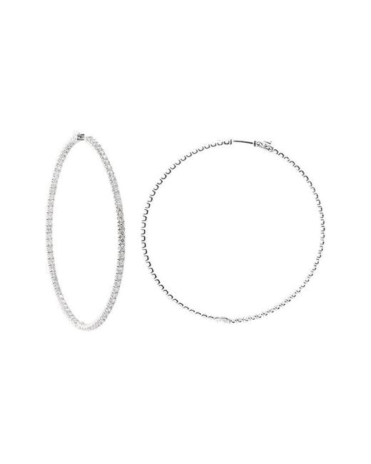 Diana M White Fine Jewelry 18k 7.40 Ct. Tw. Diamond Earrings