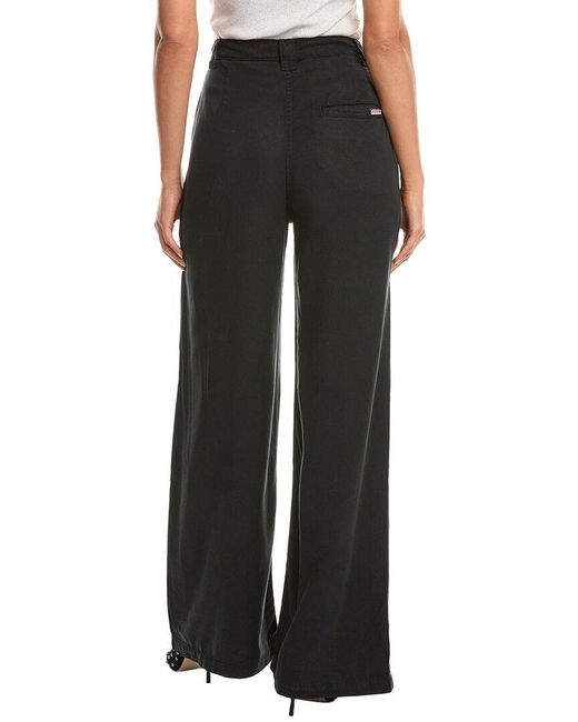 Hudson Black Tie-Front Pant