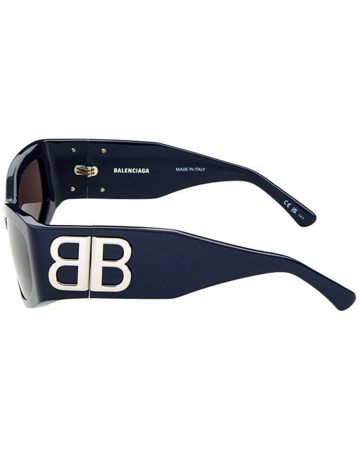 Balenciaga Blue 57Mm Sunglasses