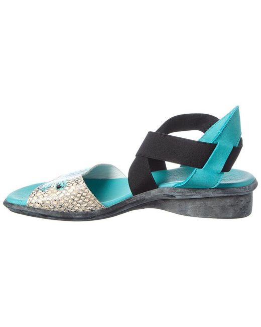 Arche Blue Satia Leather Sandal
