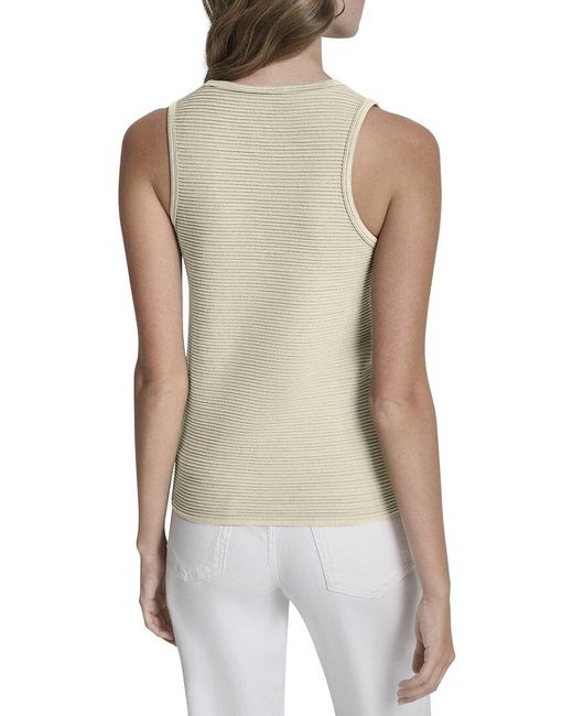 DKNY White Racerback Tank