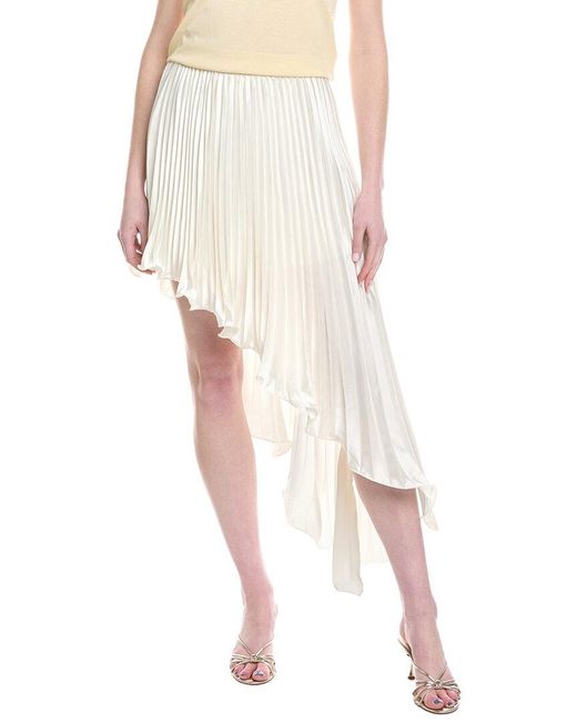 Line & Dot Natural Seymour Asymmetrical Skirt