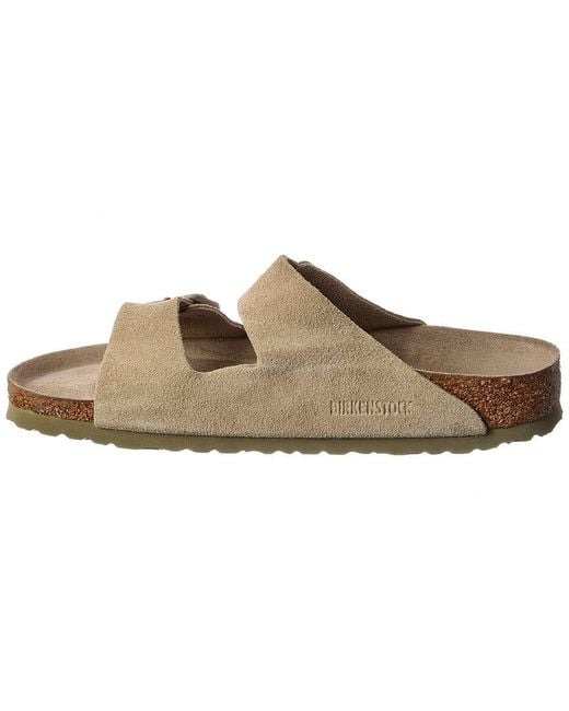 Birkenstock Brown Arizona Bs Narrow Suede Sandal for men