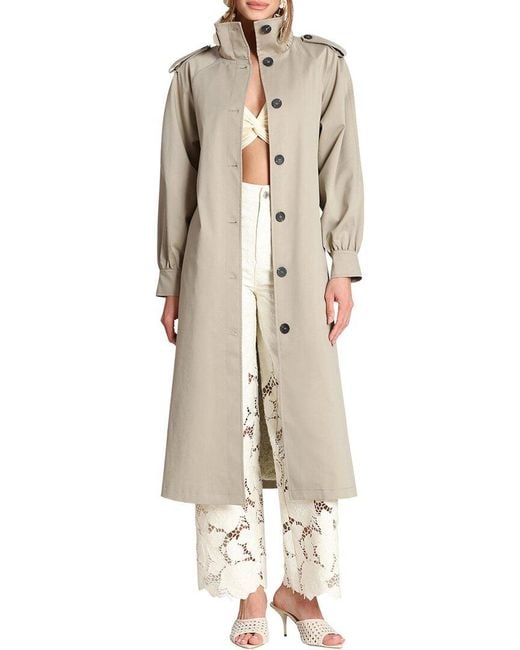 Avec Les Filles Natural Maxi Trench
