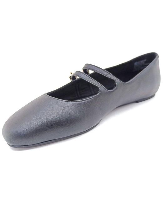 Kenneth Cole Blue Mackenzie Leather Flat