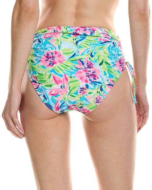 Stella Parker Blue High Waist Side Tie Bottom