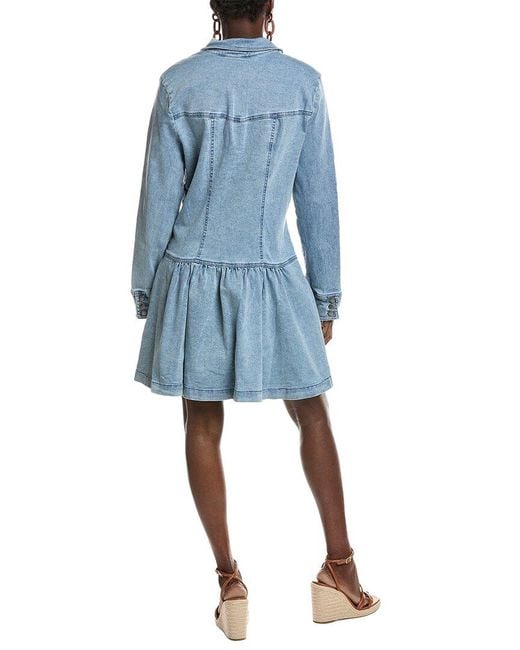 Free People Blue Roadhouse Mini Dress