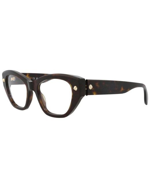 McQueen Black 52Mm Optical Frames
