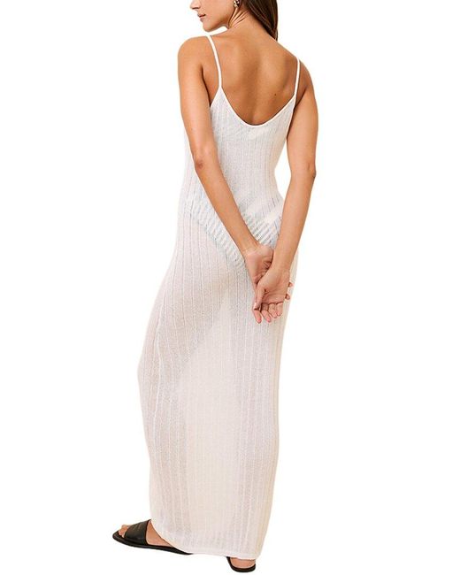 Solid & Striped White The Felice Linen-Blend Dress