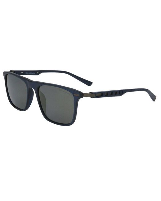 Tonino Lamborghini Black Tl911s 55mm Polarized Sunglasses for men