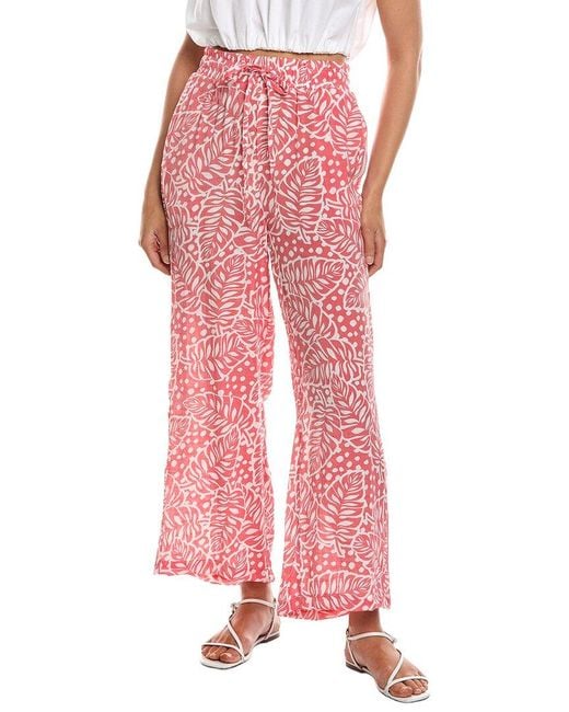 Nanette Lepore Pink Printed Pant