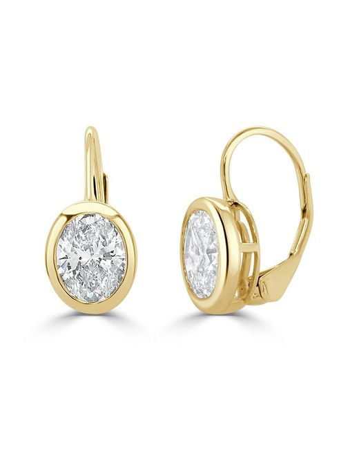 Sabrina Designs Metallic 14K 3.98 Ct. Tw. Lab-Grown Diamond Earrings