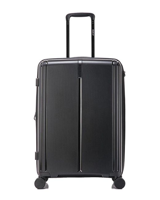 DUKAP Black Airley Lightweight Expandable Hardside Spinner Luggage