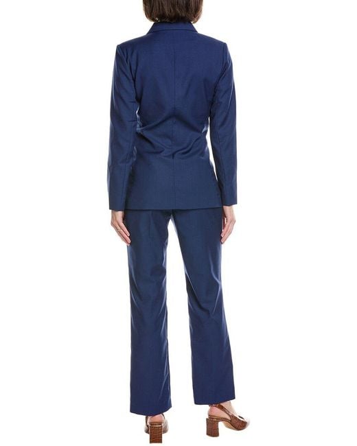 Pascale La Mode Blue 2Pc Suit