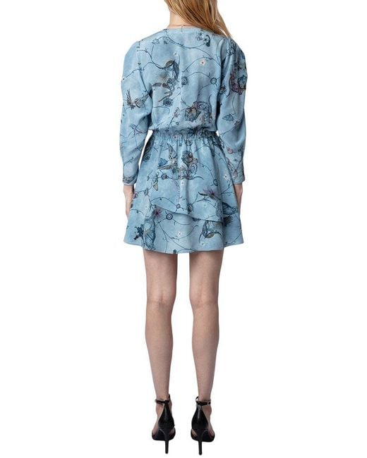 Zadig & Voltaire Blue Rogers Holly Dress