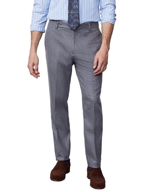 J.McLaughlin Blue J. Mclaughlin Oxford Long Pant for men