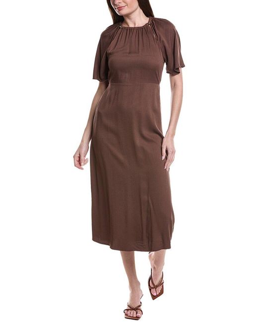 ANNA KAY Brown Maelsa Midi Dress