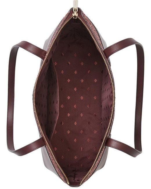 Kate Spade Purple Flash Glitter Tote