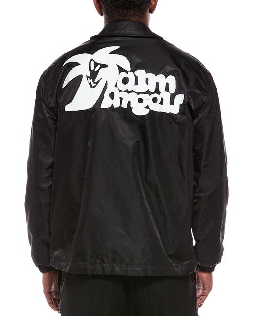 Palm Angels Black Jacket for men