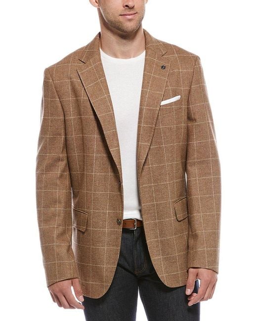 Boss Natural Hutson Wool-Blend Blazer for men