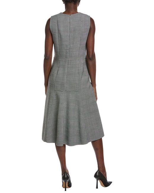 Akris Gray Midi Dress