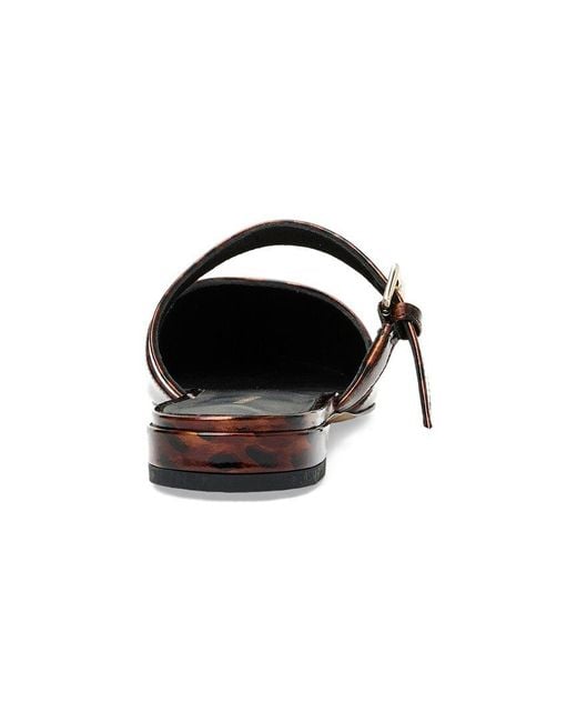 Bruno Magli Brown Pasha Leather Mule