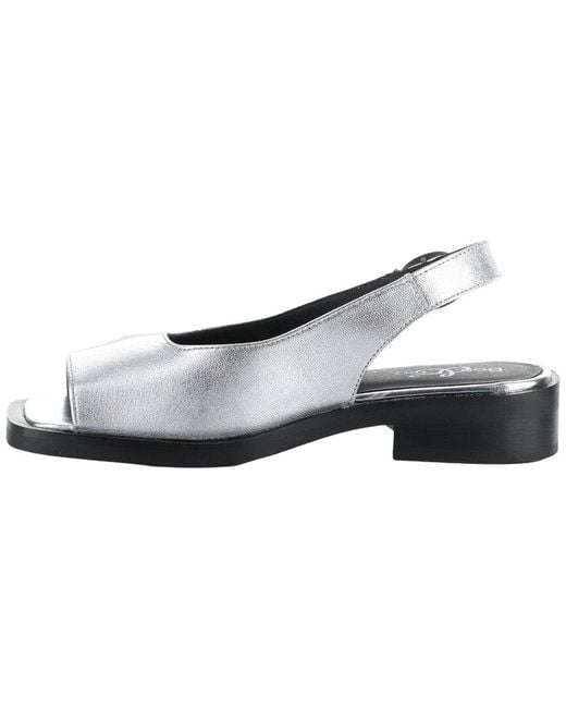 Bos. & Co. Bos. & Co. Elena Metallic Leather Sandal
