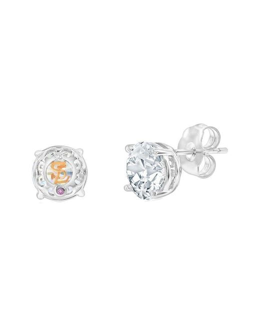 Suzy Levian CZ Jewelry White Suzy Levian Silver Cz Studs